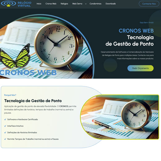 relogio virtual